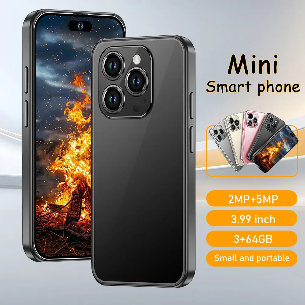 Nouveau mini-smartphone 4G débloqué 2026, écran tactile HD de 3,99 pouces, téléphone portable Android compact, longue autonomie de la batterie, connexion réseau stable, plusieurs couleurs disponibles, téléphone portable léger et portable pour les voyages, l'usage quotidien, les affaires et les cadeaux