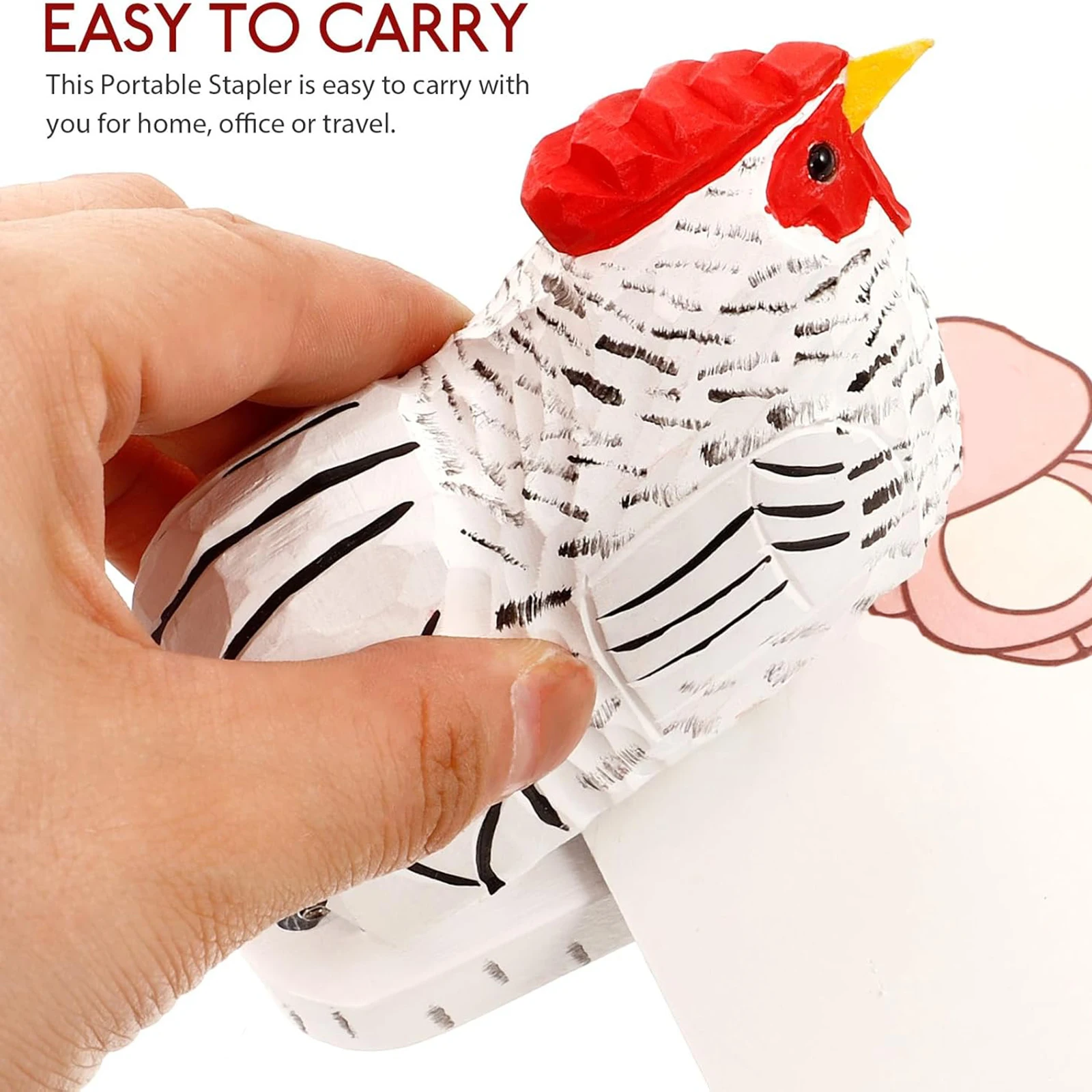 دباسة حيوانات خشبية منحوتة يدويًا تمثال حيوان مكتب ورقة دباسة مكتب دباسة الشكل لتوريد القرطاسية في الفصول الدراسية للطلاب