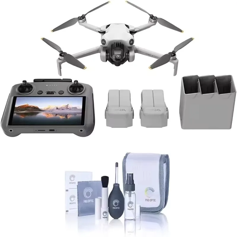 PROMO SALES DJIs Mini 4 Pro Fly More Combo Plus RC 2 Screen Folding Mini Dron_e 4K HDR 2 Batt