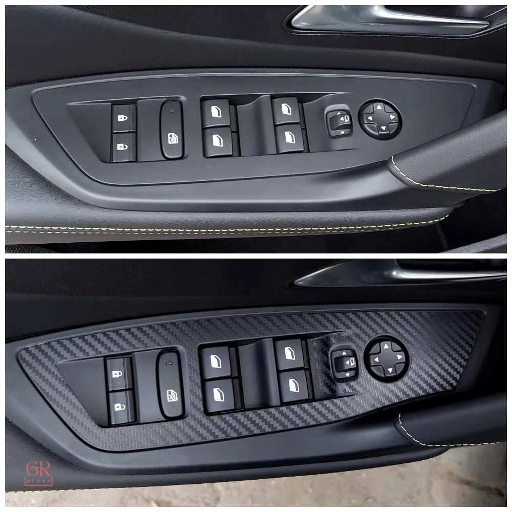 Interior Trim Foil Coating Set For Peugeot 308 / P5