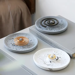 Creative incense tray mold, incense rack wire incense base sandalwood incense burner household silicone mold