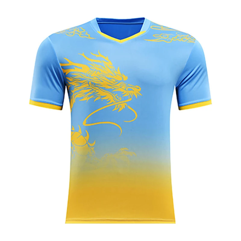 China Dragon Tennis Shirt dla mężczyzn Kobiety Szybkoschnąca para Tenis stołowy Badminton Koszulka z krótkim rękawem Ping Pong Uniform Tops