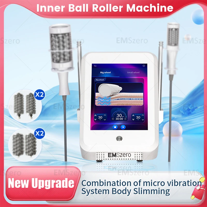 

Inner Ball Roller Body Contouring Machine Micro Vibration Infrared Technology Reduce Puffiness And Face Lifting EMSzero