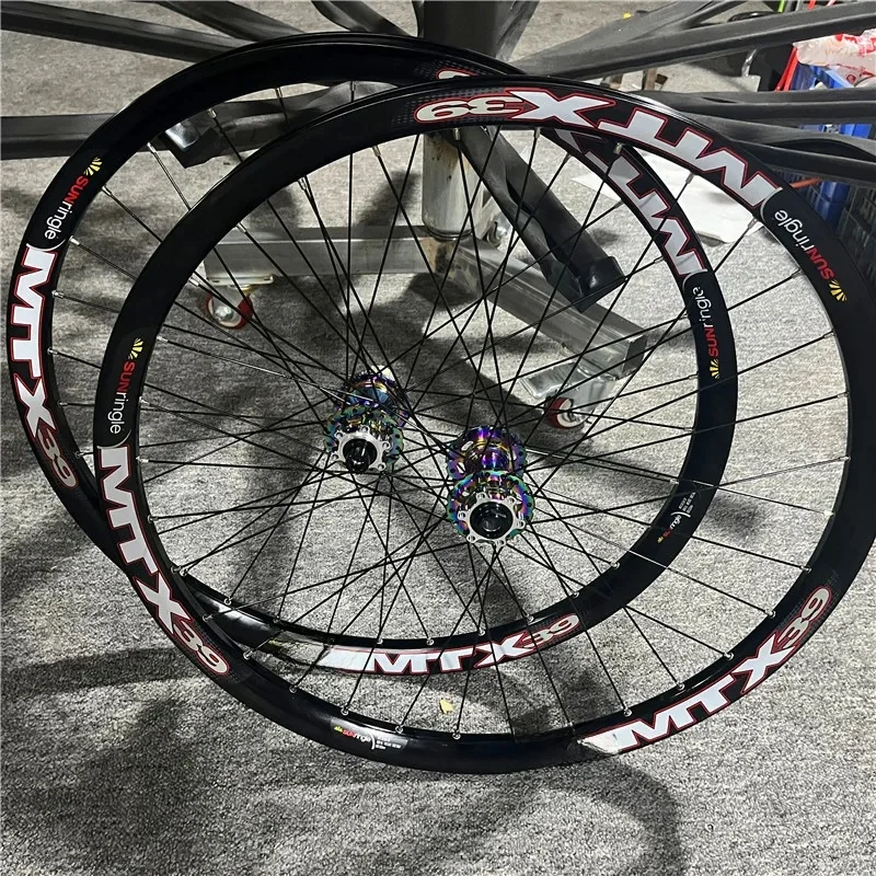 AliExpress RUJIXU Sunringle Rim MTX39 110*20mm Mountain Bike Wheel, DH, AM, AR, Rapid descent, Shaft Barrel Axle, 27.5, 29er MTB Wheelset