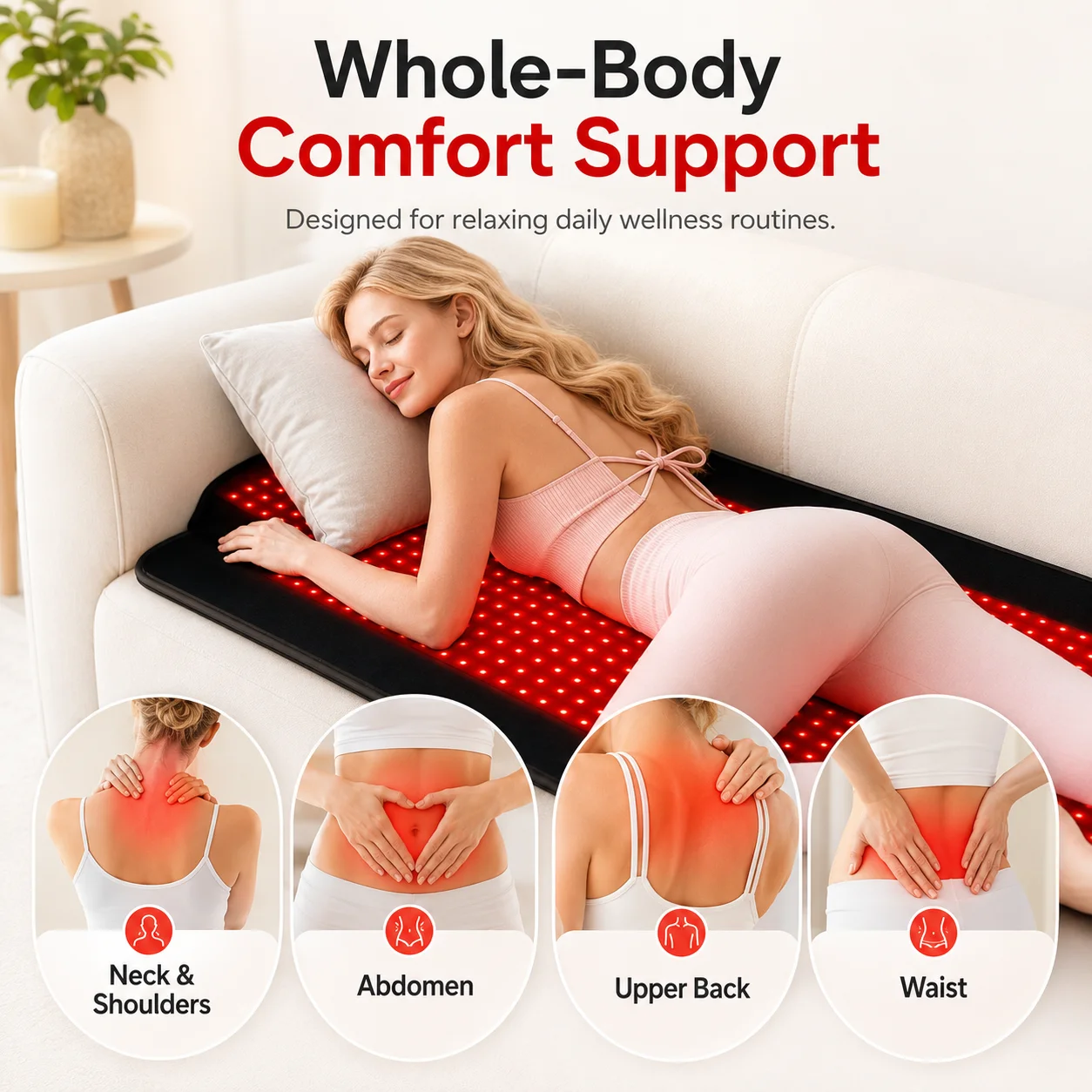 Full Body Red Light Therapy for Pain Relief LED Light Bag 660nm 850nm Red Light Therapy Sleeping Bag