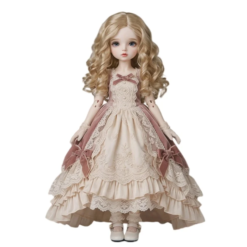JD340 All Size Curly BJD Synthetic Mohair Wig For Lati White OB11 YOSD MSD SD Blythes Doll Hair 1/12 1/8 1/6 1/4 1/3 Accessories