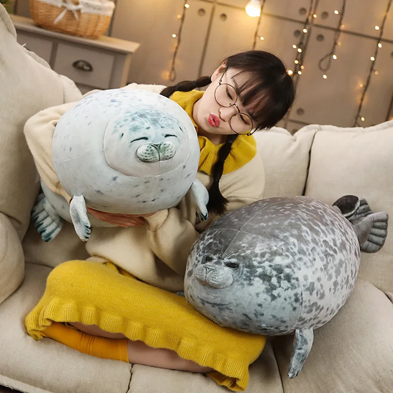 Fat Foca Gorda Seal Plush Toys Stuffed Animal Foca Guatona Peluche Soft Doll Sleeping Pillow Sea Lion Toys Kawaii Children Gift