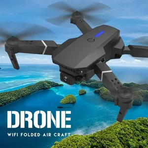 2025 E88 Professional Wide Angle RC Dron HD 4K Camera Mode Foldable Helicopter Aircraft Quadcopter Drone Kid Gift Toys