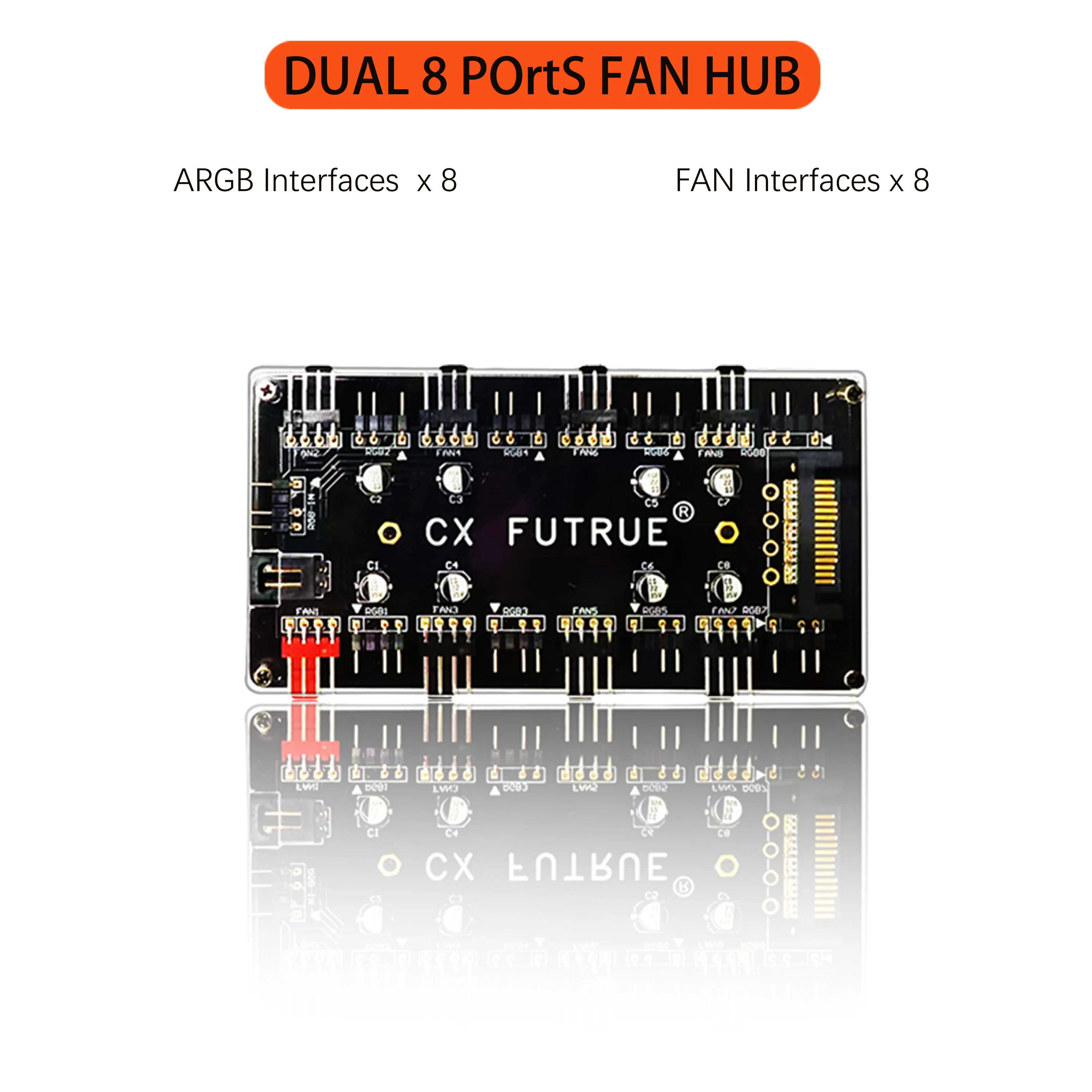 Dual 8 Port Argb Pw…