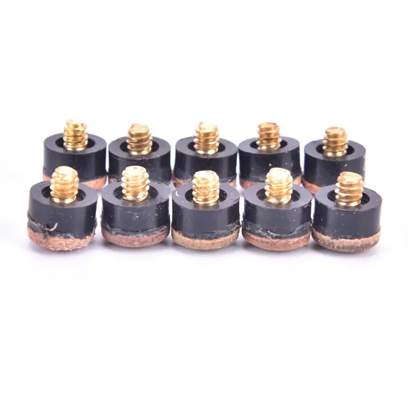 Embouts à vis pour queue de billard, 10 pièces