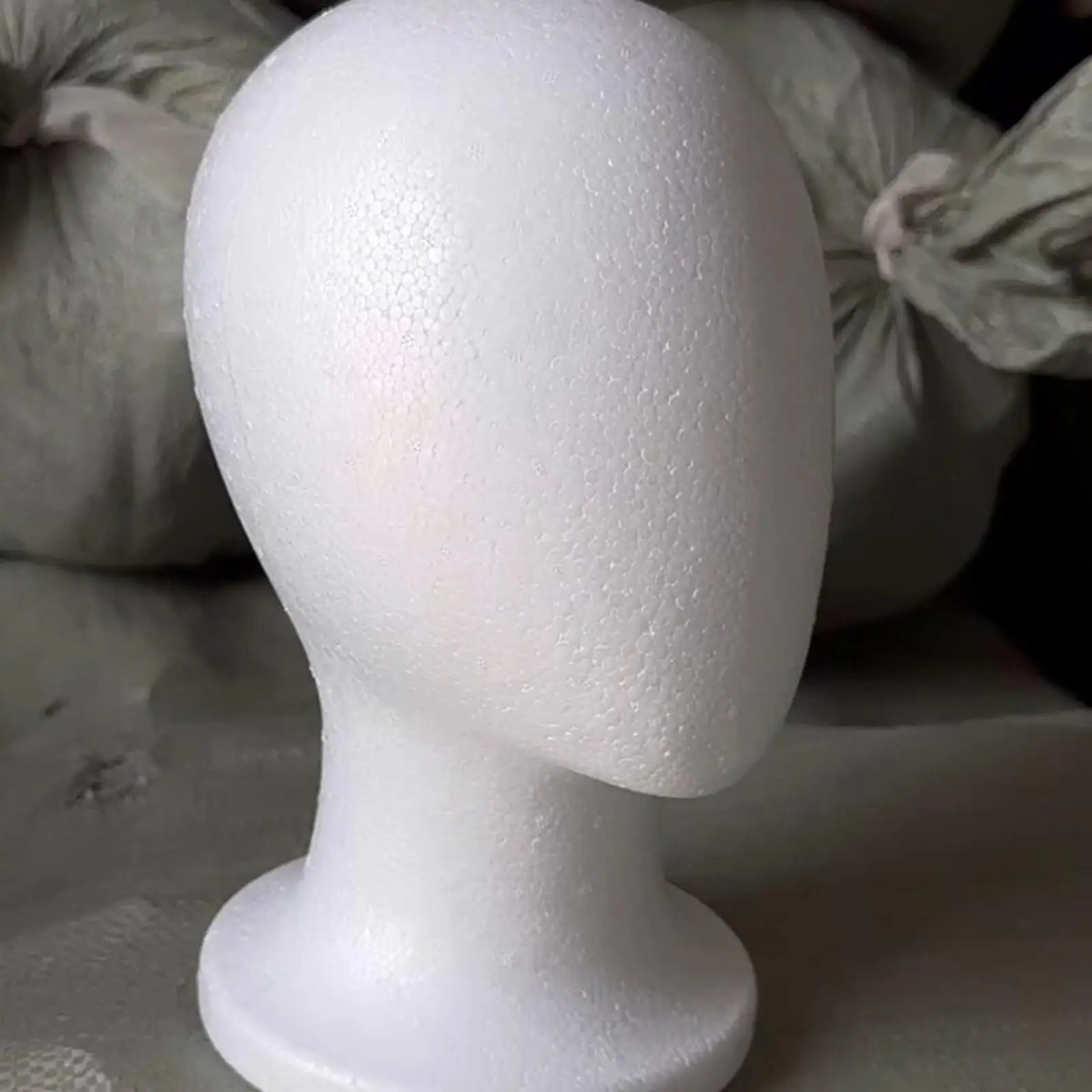 رغوة عارضة أزياء رئيس مستقرة خفيفة الوزن شعر مستعار عرض موقف للمجوهرات أغطية الرأس قبعة عرض موقف القزم رئيس رغوة رئيس نموذج #4