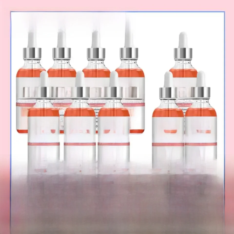 Sérum pour le visage à l'acide hyaluronique, hydratant, vitamine C, collagène, pluie, rétrécissement des pores, soins de la peau, 5 en 1, 1 pièce, 2 pièces, 3 pièces, 5 pièces, 10 pièces