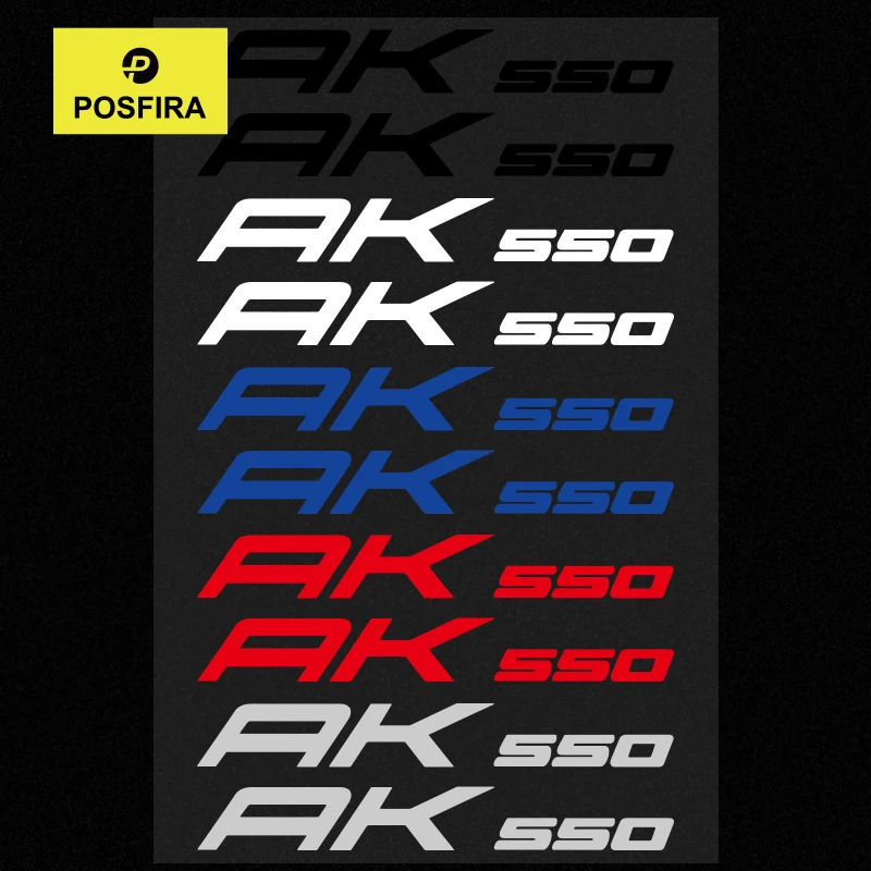 

POSFIRA Motorcycle Sticker Waterproof Decals for Kymco AK 550 AK550 Accessories 2017-2024 2023 2022 Vinyl Motorbike Stickers