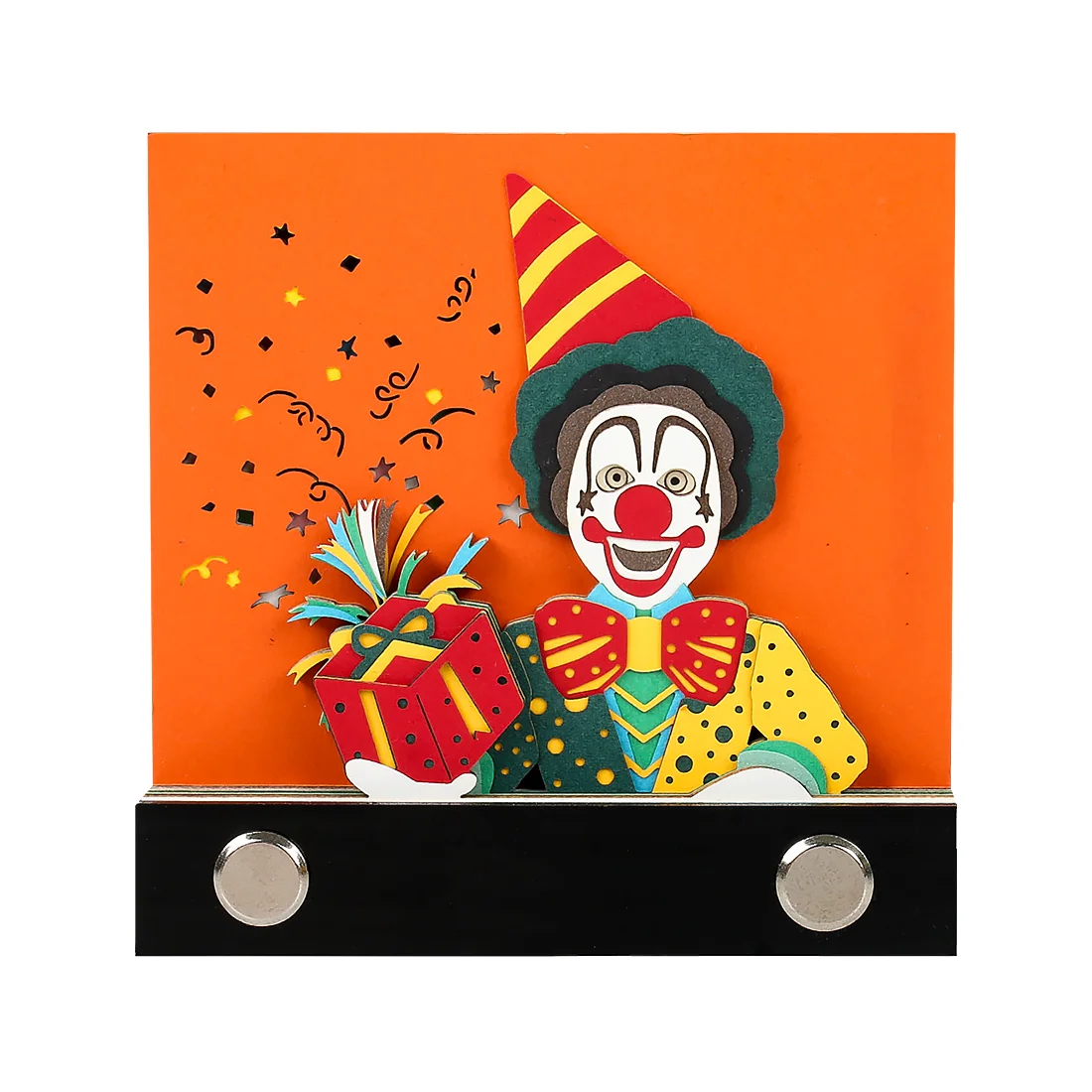 Omoshiroi Block Clown 3D Note Paper Carving Model Non Sticky Sheets Pen Holder Office Accessories Customizable 3D Memo Notepads