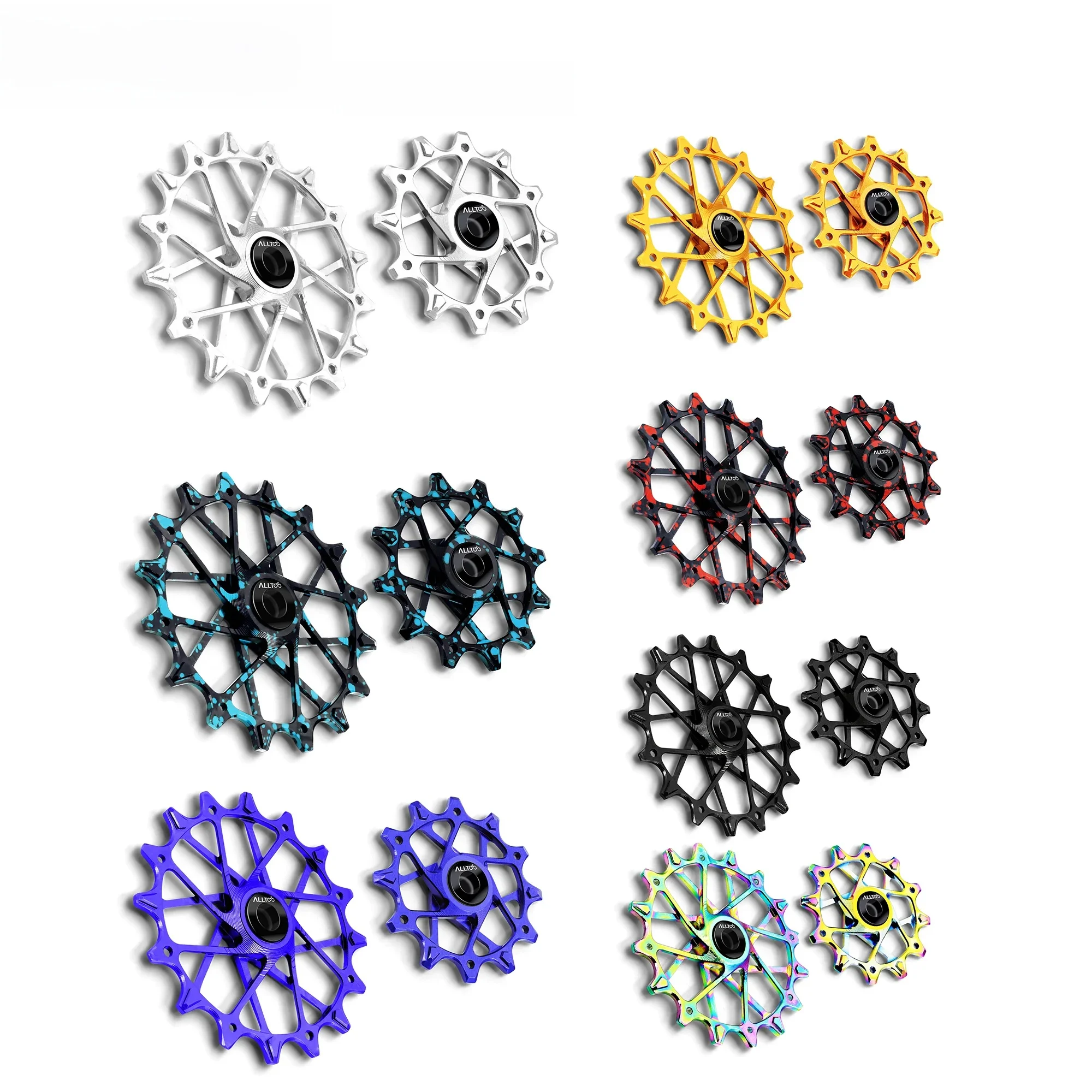 AliExpress ALLTOO Bicycle Part Rear Derailleur 12T+16T Guide Wheel Oil-proof Ultralight Ceramic Bearing for Shimano Sram MTB Road Bike