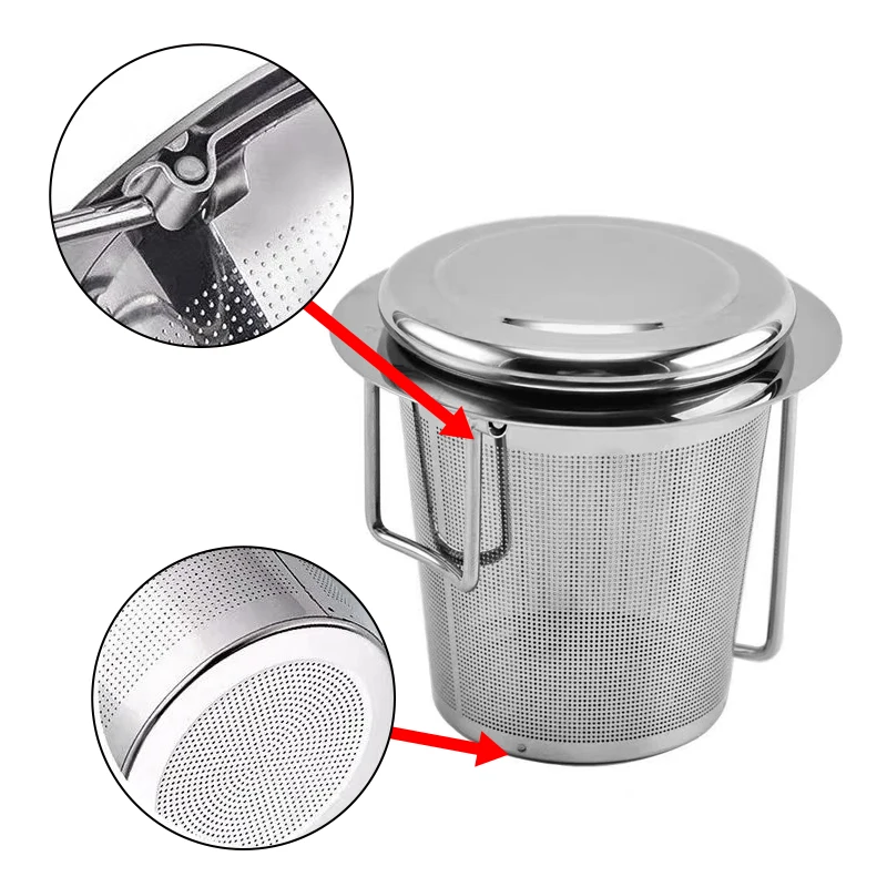 SUBADA Stainless Steel Filter Paperless Stainless Steel Pour Over Coffee Filter – Reusable Stainless Steel Filter