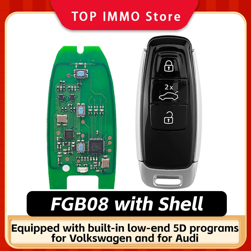 

2026 KEYDIY FGB08 PCB Key Board with Black Shell for ZA & FGA Programming Work on MQB 5D Directly Match 5D Models