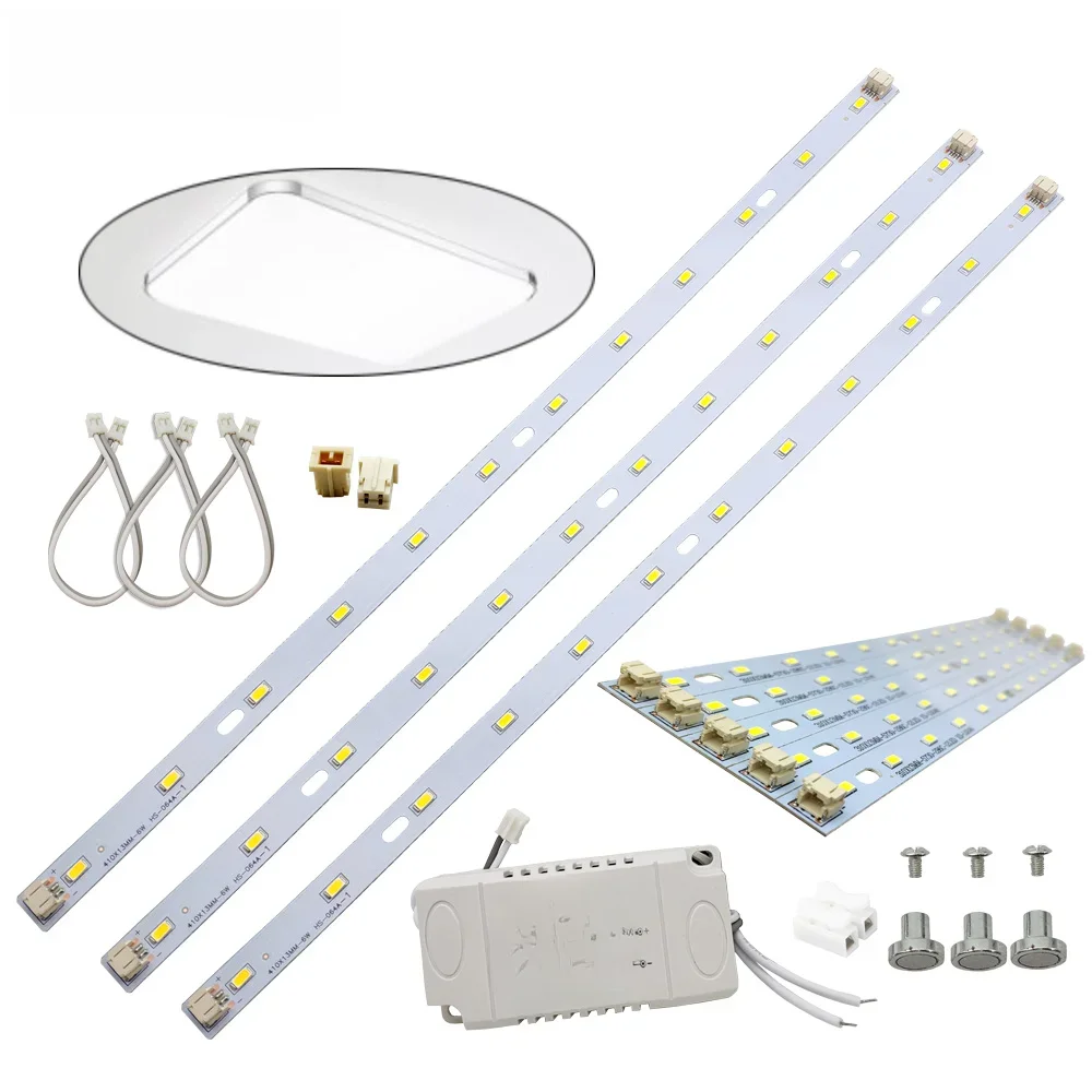 Zestawy LED PCB 12W 24W 36W Paski LED SMD5730 Aluminiowa płytka lampy ze sterownikiem Światło sufitowe Zastępuje zestawy Lampy rurowe Modernizacja DIY — zdjęcie 2