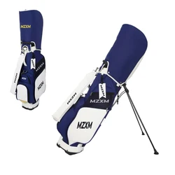 2024 Golf Bag with Basic Style have Multi-Function 2 Covers 4 Ways Golf Caddy Bag PU Waterproof Beautiful Color Golf Club Bag