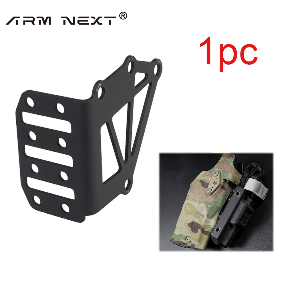 

Tacticals Holster Negative Cant Plate Mount Adapter Airsoft Holster Extension Bracket Adapter Tourniquet Front Mount Platform