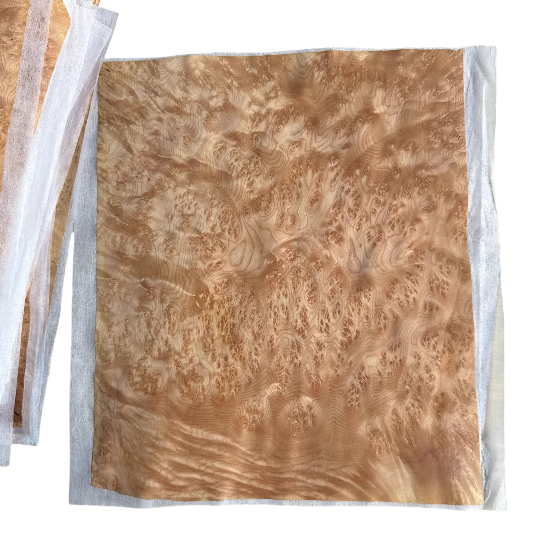 Natural Fir Tree Burl Veneer,about 0.2mm Thick,5 Pieces,for Luxury Furniture,Interior Design,Musical Instruments,Artisan Crafts