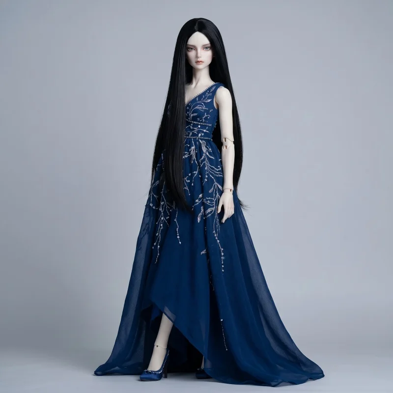 JD016 Fashion Long Straight 1/12 1/8 1/6 1/4 1/3 Blythe BJD Synthetic mohair Wig Doll For OB11 YOSD MSD SD Qbaby HairAccessories