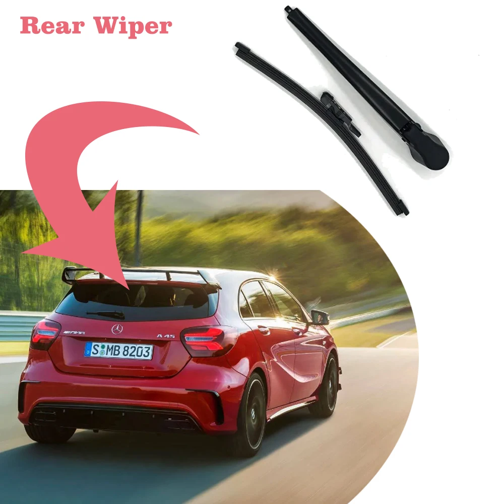 

Rear Wiper Blades for Mercedes Benz A Class 160 180 200 250 W176 Windscreen Window Brushes Cleaning Rubber Cutter Accessories