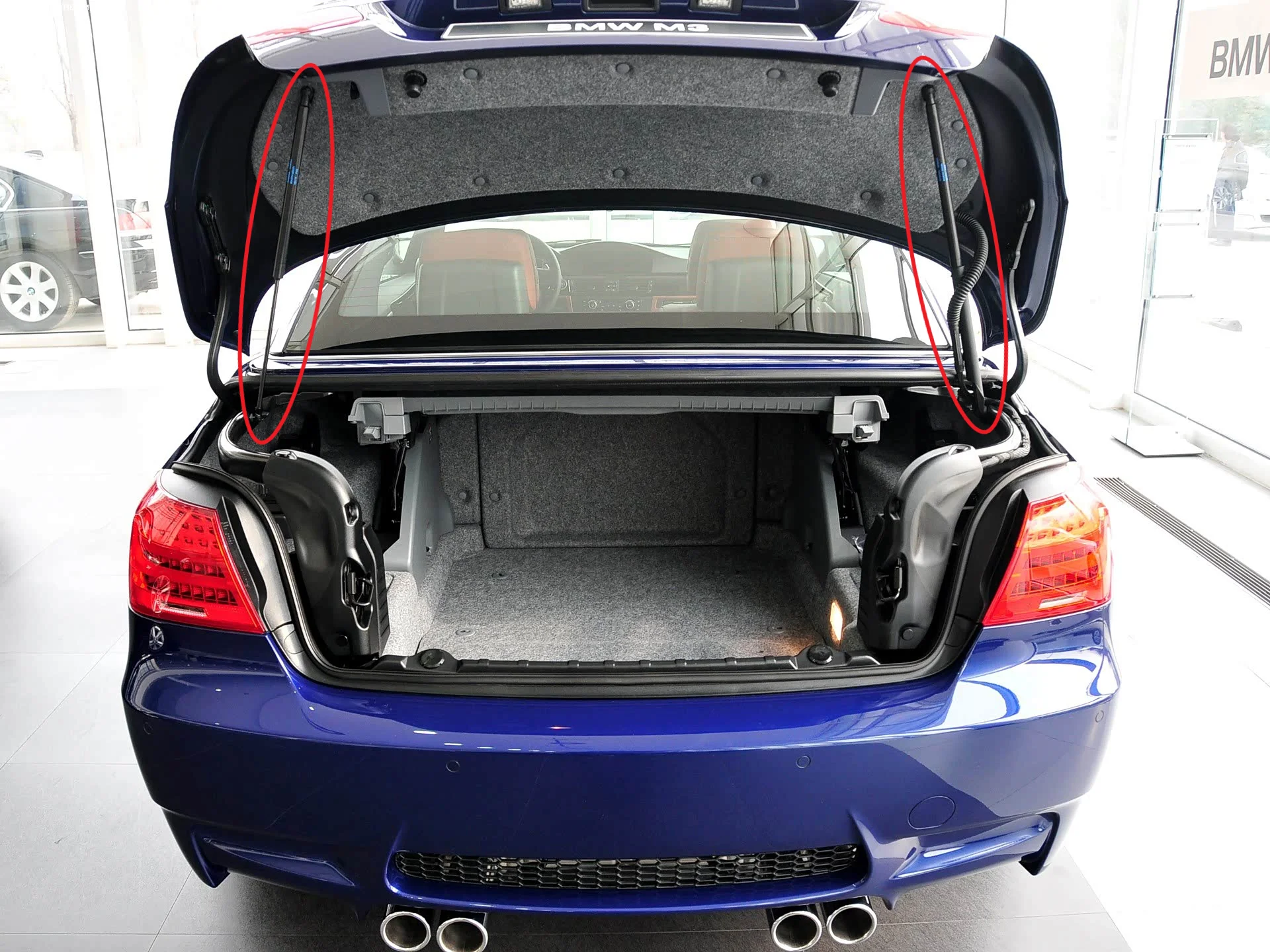 Trunk Damper for BMW 3 E93 328i 335i 335is M3 2006-2013 Convertible Only Rear Tailgate Boot Gas Spring Struts Prop Lift Support