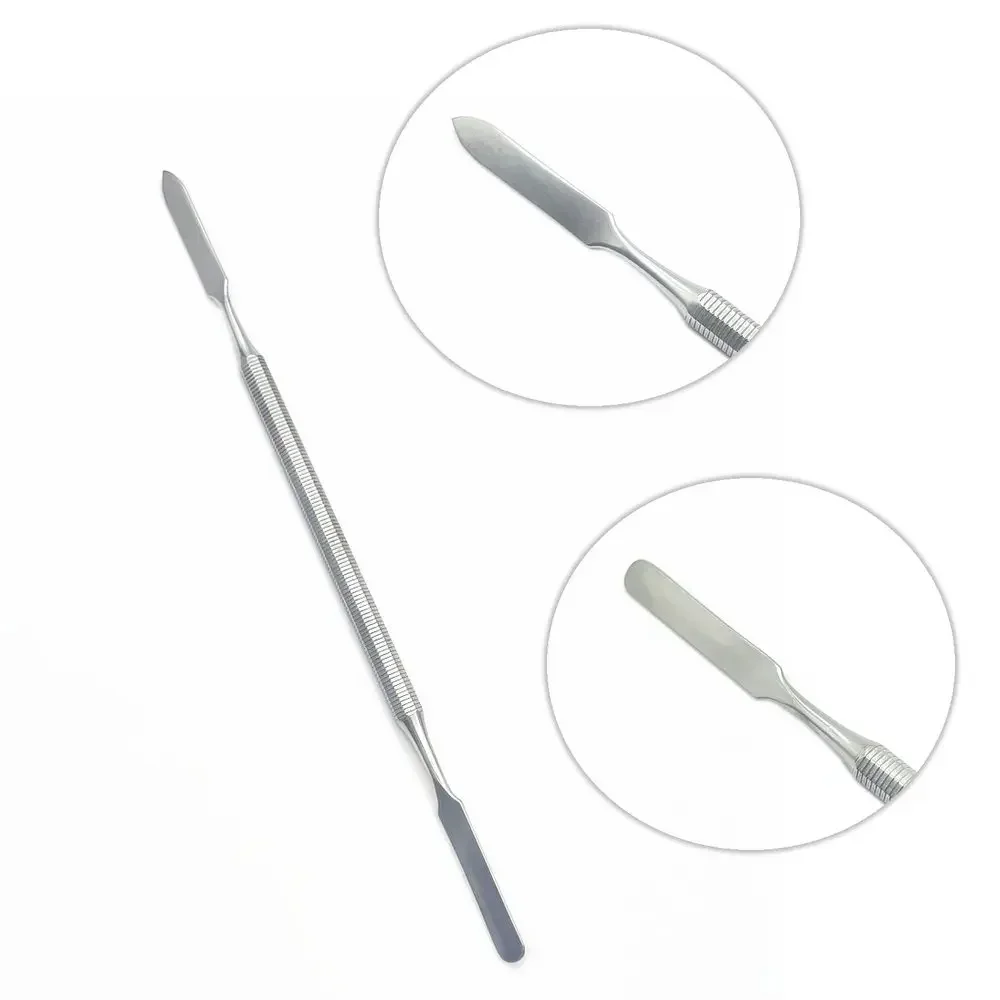 Narzędzie szpatułka do mieszania ze stali nierdzewnej szpatułka pręt dentystyczny do paznokci podkład do makijażu cienie do powiek pałeczka do mieszania narzędzia kolorowe — zdjęcie 2
