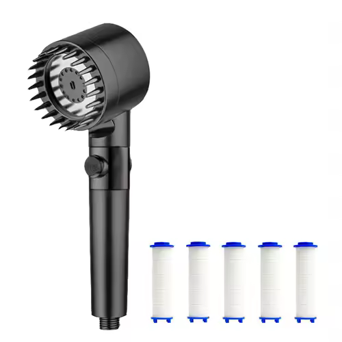 Shower for Bathroom Accessories Three Level Adjustment Showerhead Pressurization Head Massage Knobs Filter Set Showers Parts - Image 21