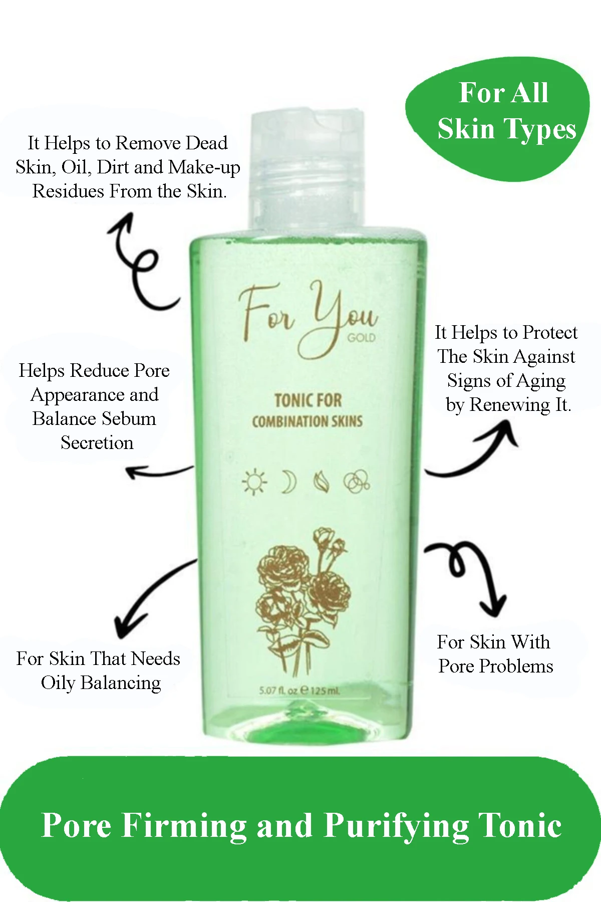 Pore Firming and puriying Tonic anti-exfoliants body scrub exfoliating exfoliating face lotion shower salts