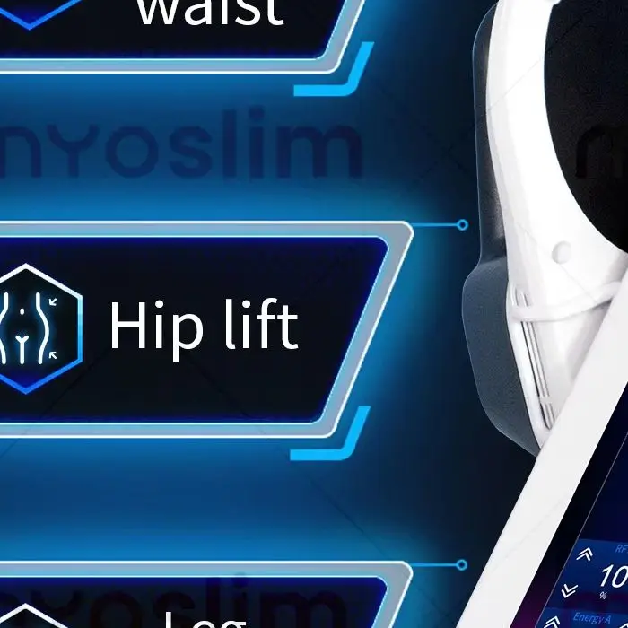 myoslim Professional 6500W RF Body Slimming Sculpting Machine Muscle Building Fat Burning Equipped with pelvic cushion
