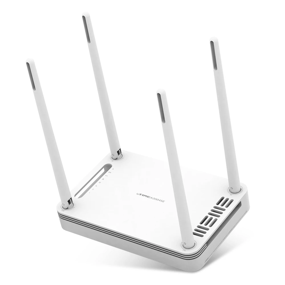 IPTIME A2004SE Gigabit Wifi router, AC1200 dual band 2.4G, 5GHz MU-MIMO smart app control management, antenna signal amplifier