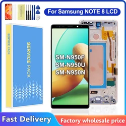 TFT Quality Note 8 Screen Replacment for Samsung Note8 N950A N950U N950F N950V Lcd Display Touch Screen with Frame Assembly