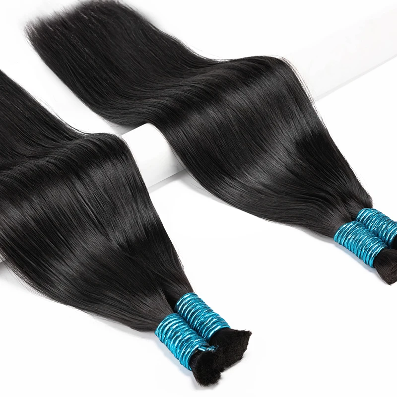 Wholesale Natural Unprocessed Virgin Indian Hair Vendors Virgin Bundles Afro Kinky Bulk 100% Human Hair Bundles Extensions