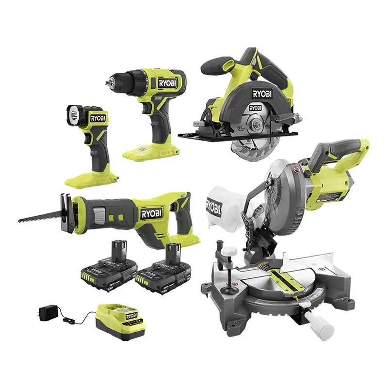 

Fast Delivery Wholesale New RyobiS 18V ONE+ 12 Tool Combo Kit - P1896