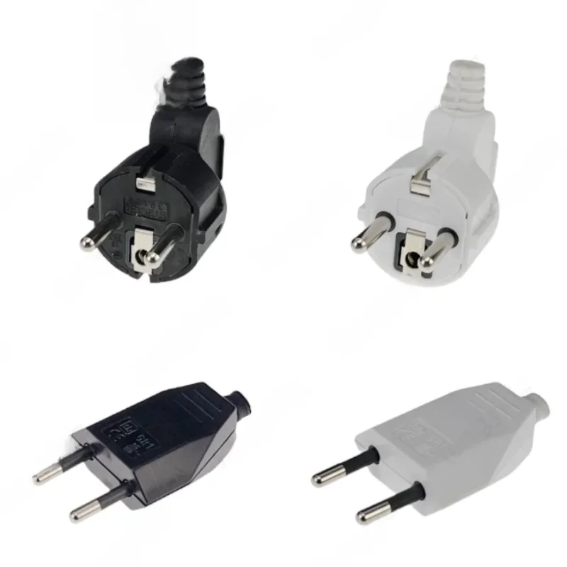Adaptateur de prise ue de remplacement, 16A mâle, France, corée, allemagne, prises ca, prise murale Schuko Euro rechargeable pour câble d'alimentation