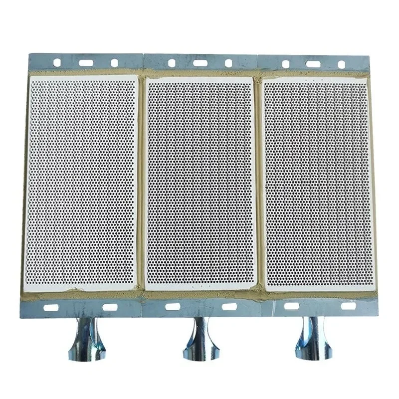 Brûleur infrarouge à gaz de haute qualité, brûleur de chauffage au gaz, brûleur de plaque en céramique en nid d'abeille, grand brûleur de chauffage