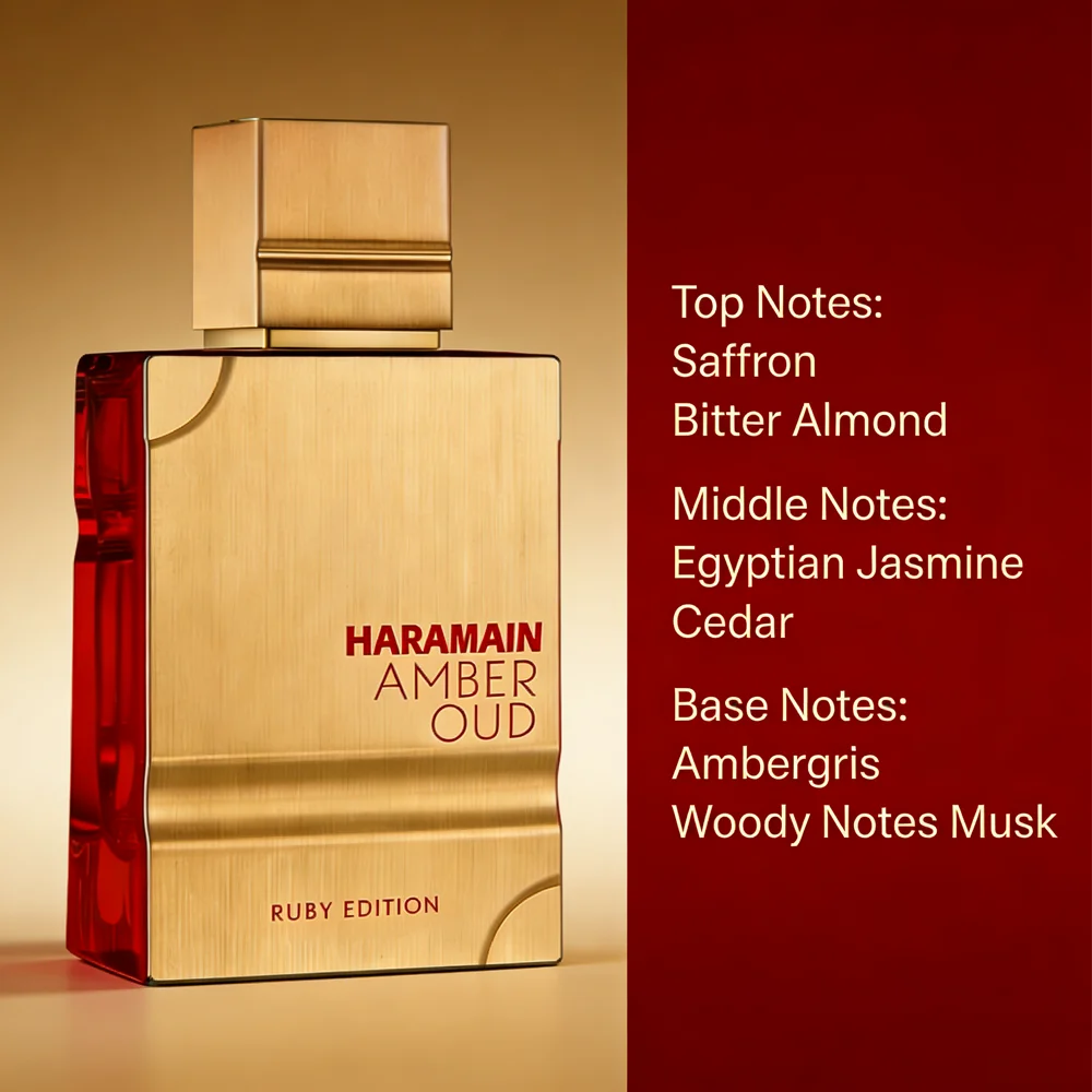 بخاخ عود روبي إيديشن مستوحى 60 مل (2.0 أونصة) أو دو برفوم، عطر فاخر للجنسين للاستخدام اليومي والهدايا #6