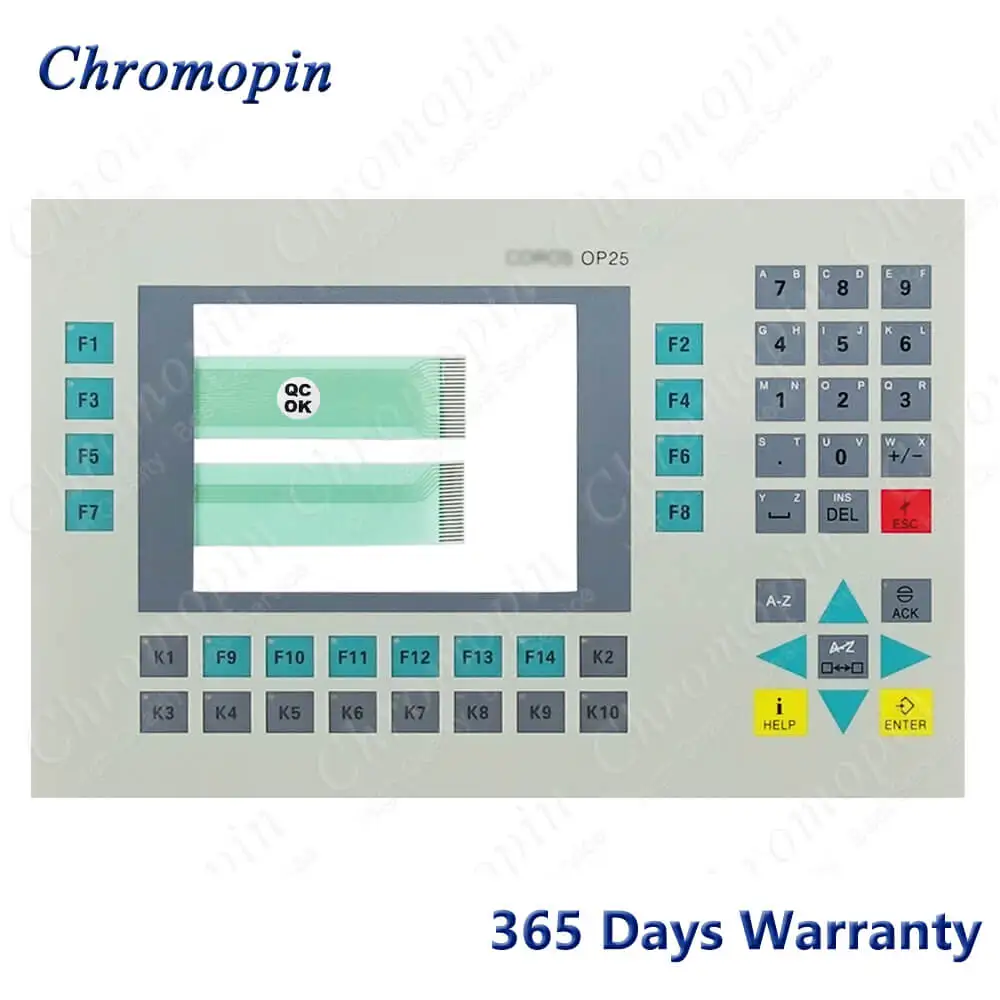 Membrane Keypad Keyboard Switch for 6AV3 525-4EA01-0AX0-ZA03 6AV3525-4EA01-0AX0-ZA03 OP25 Membrane Keypad