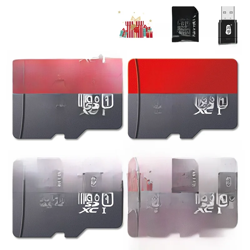 Karta pamięci 512 GB 256 GB 128 GB 64 GB 32 GB 100 MB/S Karta pamięci Micro sd UHS-1 Karta pamięci Microsd SD + adapter czytnika kart — zdjęcie 2