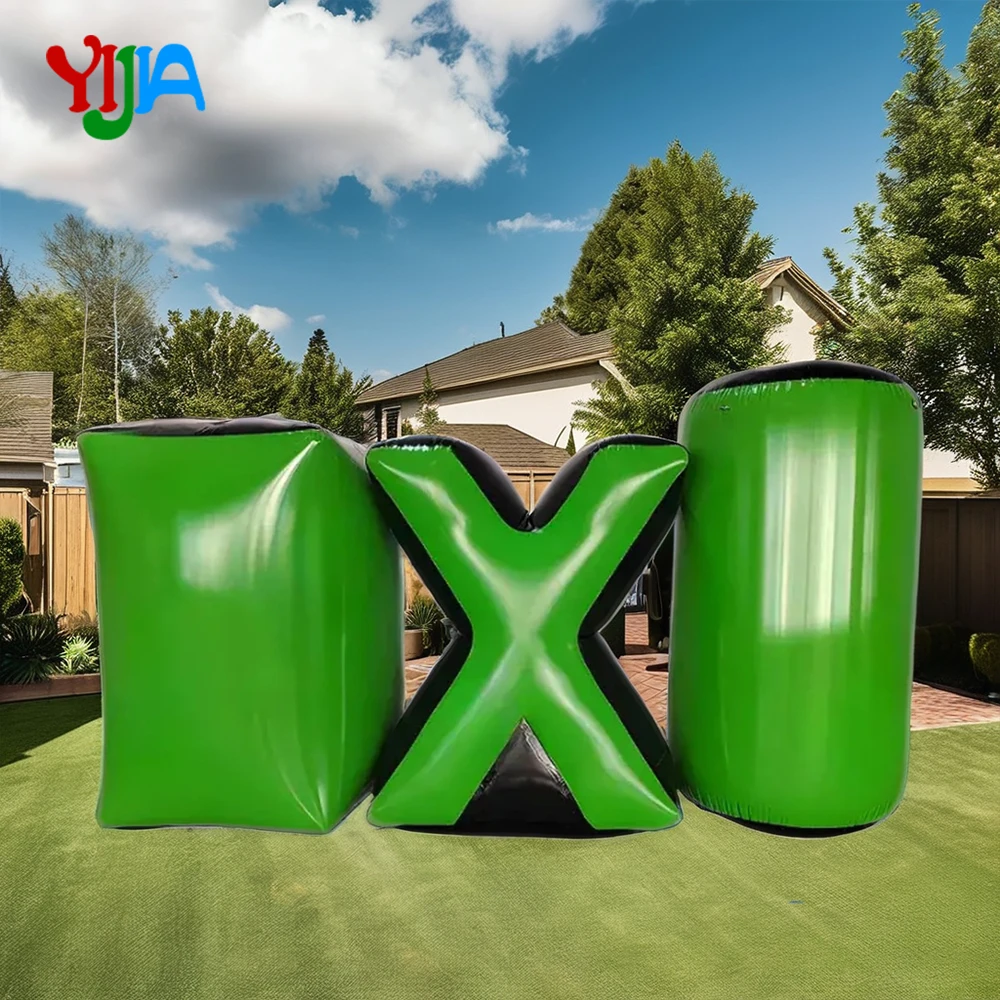 

Custom 3pcs Mighty Paintball Obstacle Air Bunker Inflatable Bunker Arena Field - Medium X,Cylinder,Brick For Outdoor Games