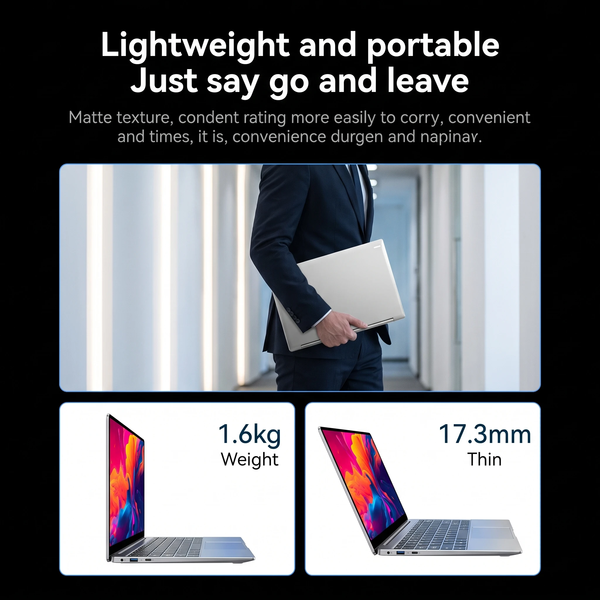 LENO Portable 14.1" Laptop Intel Core i7 8650U 32GB 2TB Windows 11 Pro Gaming Computer PC Gamer Office Study Work Ultra Slim Notebook 1080P HD