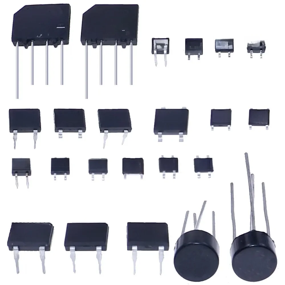 280 sztuk 27 stylów Zestaw prostownika mostkowego DB106 KBP206 KBP307 MB6M MB10F MB6S DB107 DB207 ABS10 MB10M 2W10 MB8F DB104 ABS8 ABS210 — zdjęcie produktu 7