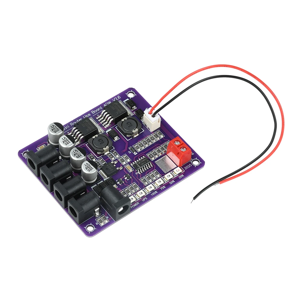 CA-403S 40W Mini Router UPS Board DC 12,6V bis 13,0V Step-Up Down Board Buck Converter Netzteil 5V 9V 12V