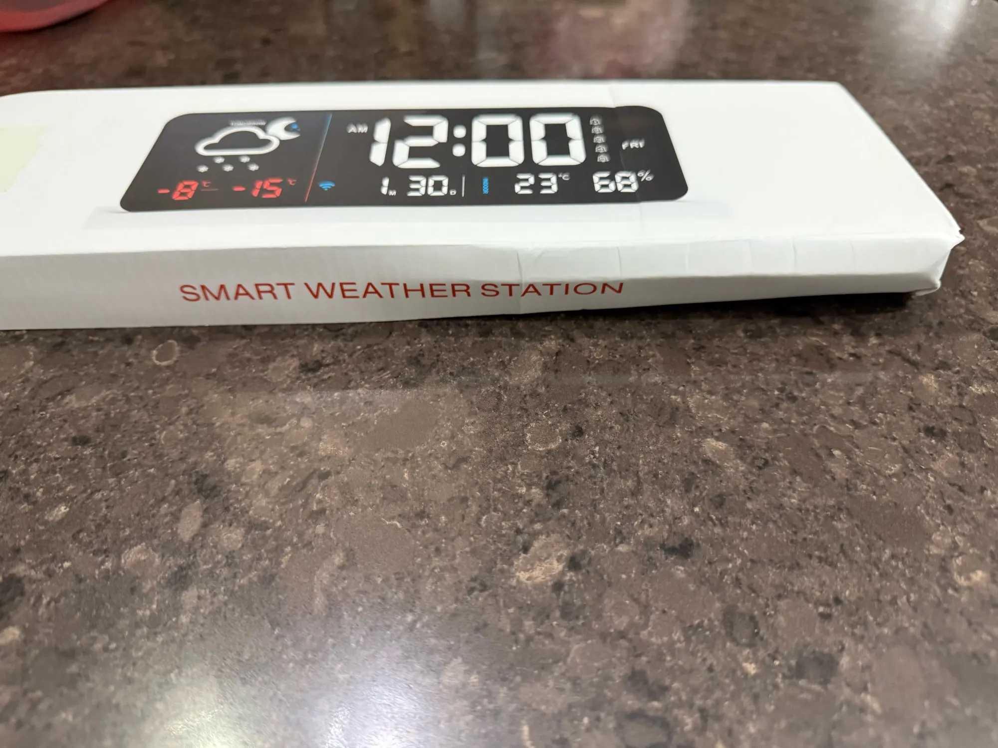 Customer photo for Dayview 10-inch Wi-Fi Weather Clock — Gearfinch