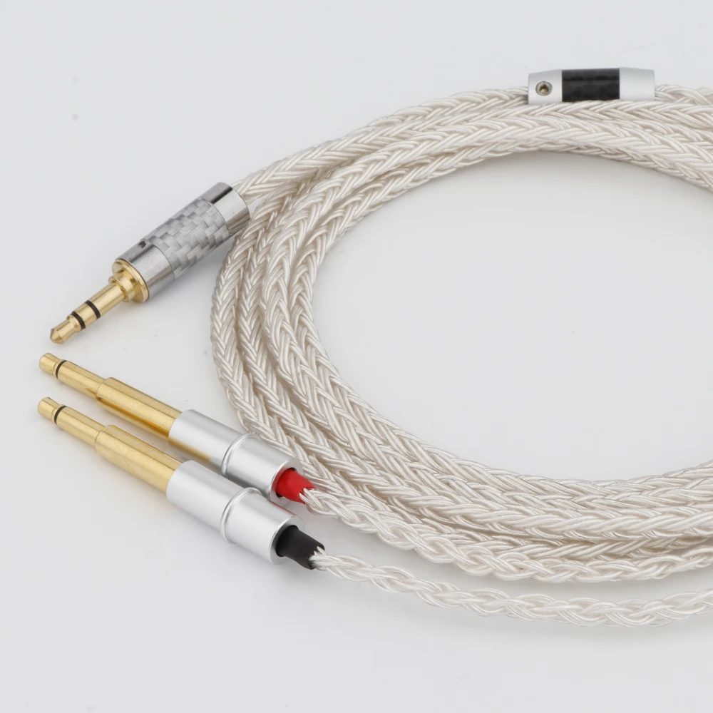 Preffair สายหูฟังโทรศัพท์16Core OCC ชุบเงิน2.5mm/ 4.4mm/ 3.5MM/XLR/ 6.5mm สำหรับ meze 99 CLASSIC NEO Headphone