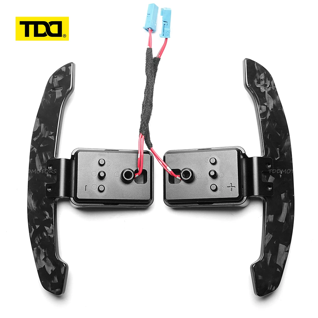 TDD 4MM Carbon Fiber Magnetic Paddle Shifter for BMW G20 G30 G06 G08 G87 G80 G82 F20 F30 I8 F90 M3 M5 M8 X3 X5 X6M MINI Supra