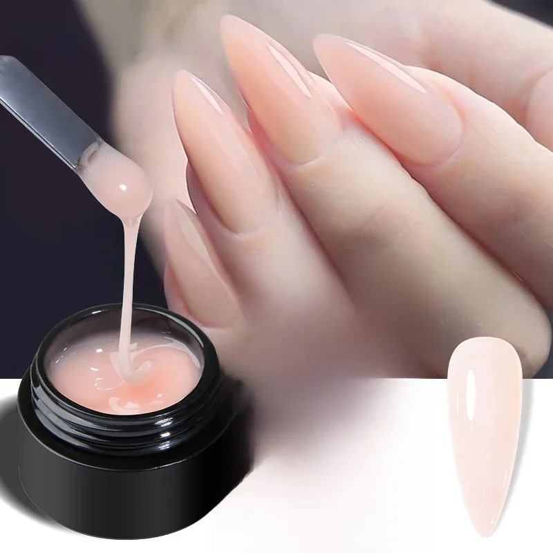 Mtssii-Verhéritage à Ongles Gel UV Semi Continu, Extension Rapide, Nude, Lait, Blanc, Outils de Manucure, 8ml, N64.Art