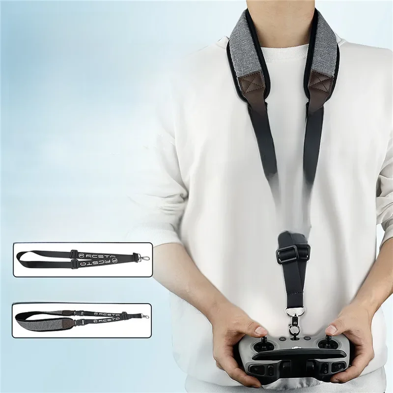Für DJI Avata 2 Drohnen-Halsband mit Schnalle und Seil für FPV-Fernbedienung, verstellbares Halsband, Drohnenzubehör